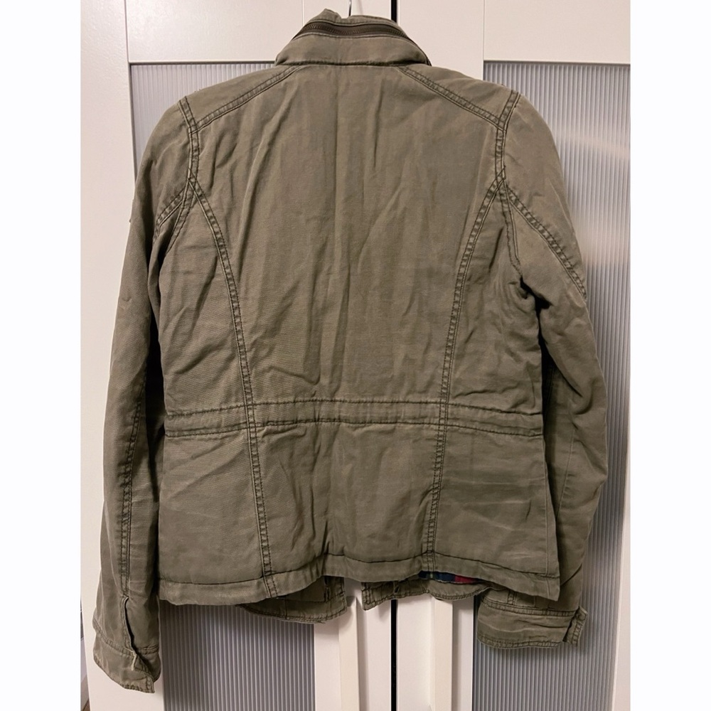 Vintage Abercrombie & Fitch A&F Dark Green Fully Lined Jacket Y2K - Picture 11 of 11